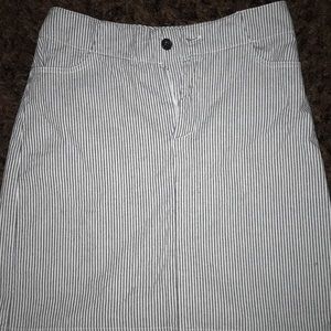 brandy melville striped skirt one size fits all